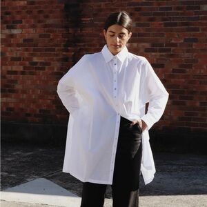 UNIKSPACE Oscar Oversized Cotton Poplin Shirt